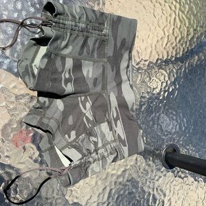 Camo Lululemon shorts